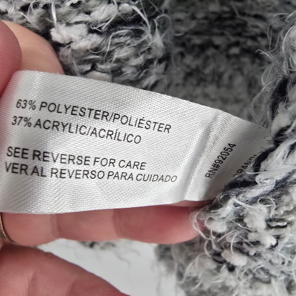 Madison Lilly Women's Cozy Knit Open Front Long Cardigan Sweater Size S Speckled - Picture 7 of 10